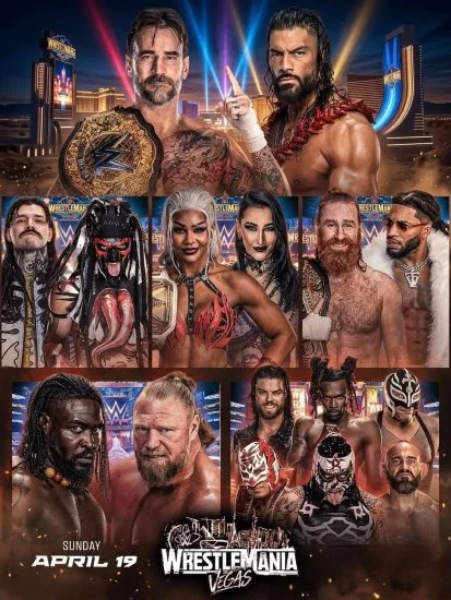 عرض رسلمينيا WWE WrestleMania 42 Night 2 2026 مترجم